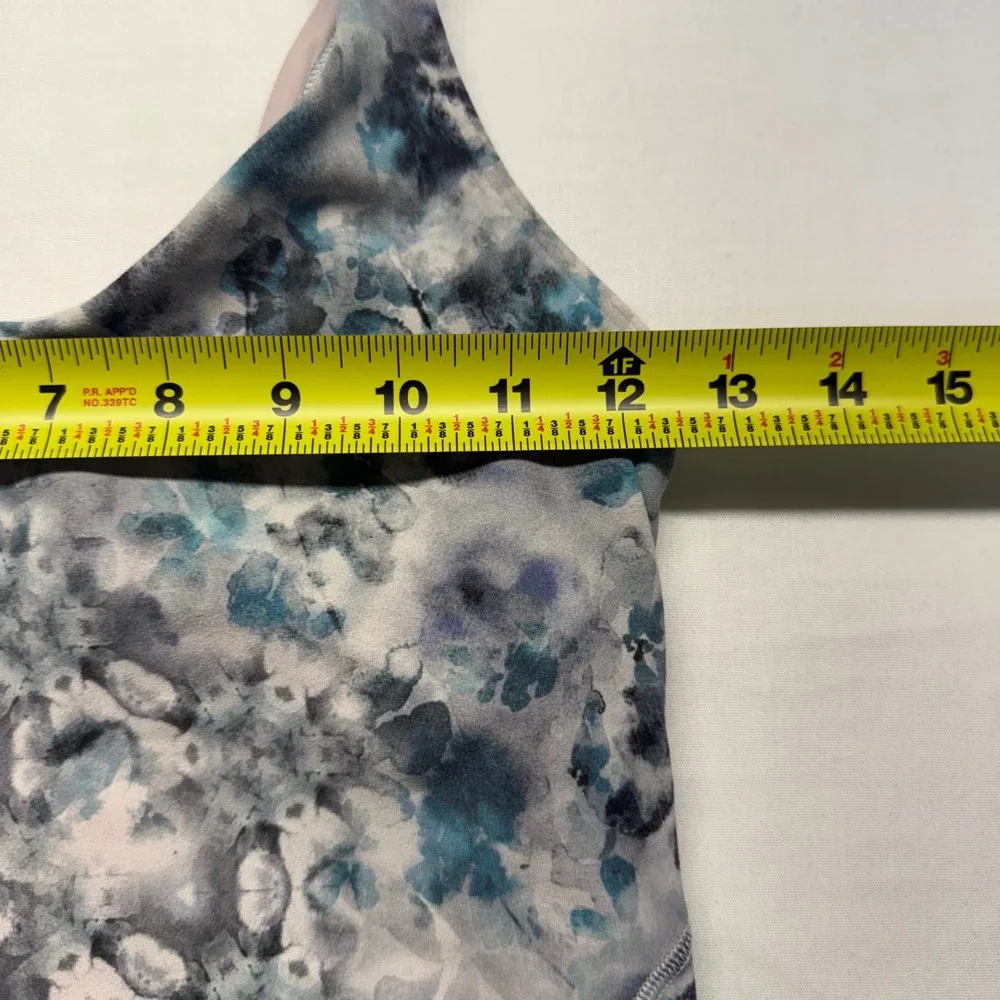 Lululemon Matching Set Kaleidoscope Marble Floral Align Leggings Longline Bra